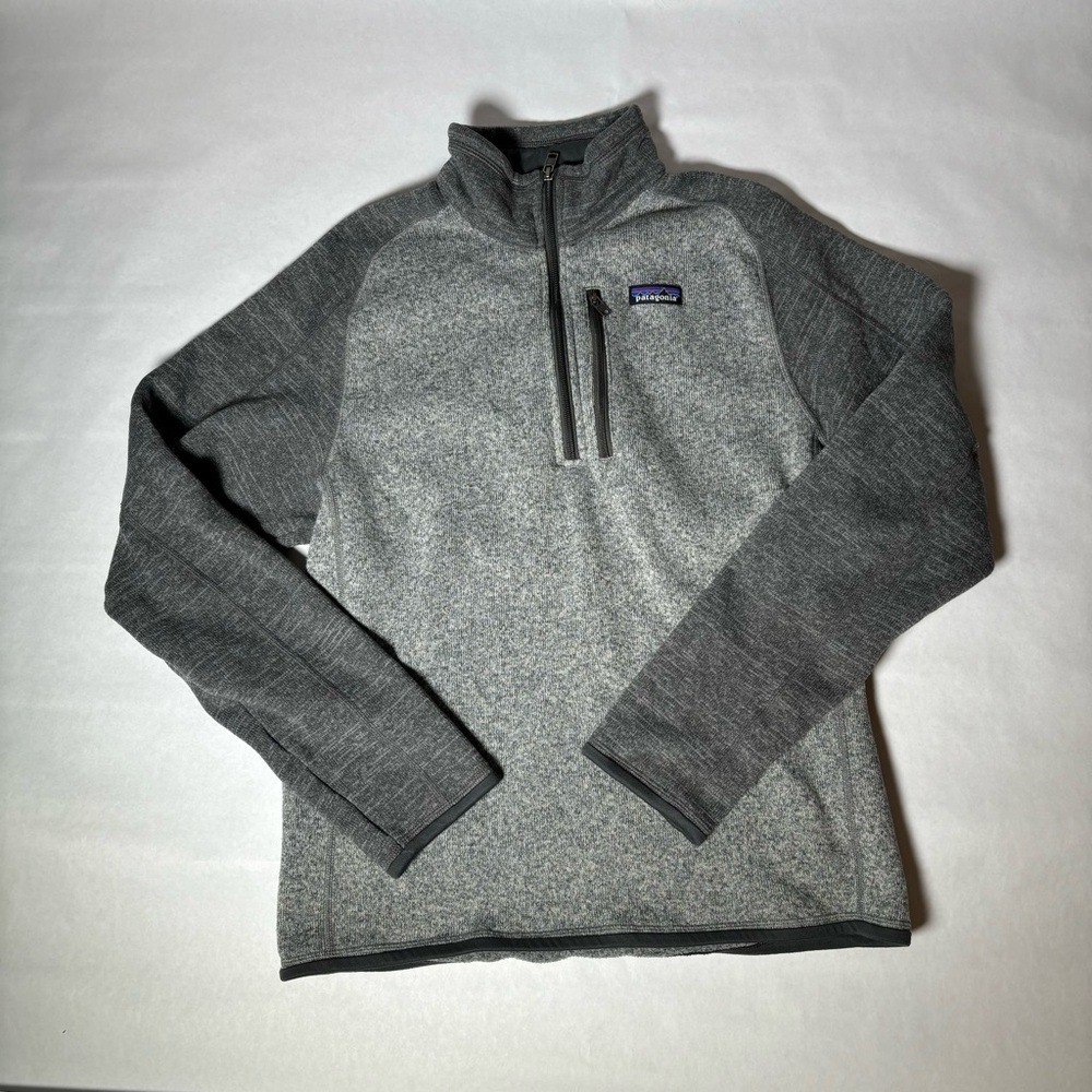 Patagonia Gray Quarter-Zip Pullover